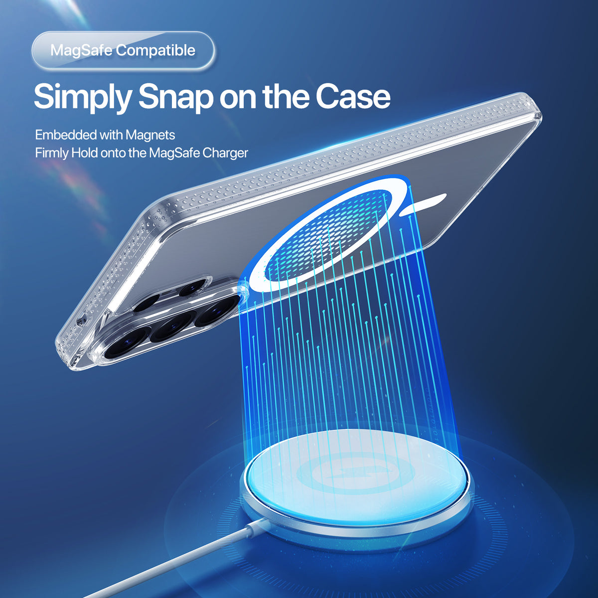 DUX DUCIS til Samsung Galaxy S26 Ultra bagcover i Clin-serien, gennemsigtigt magnetisk mobilcover