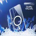 DUX DUCIS til Samsung Galaxy S26 Ultra bagcover i Clin-serien, gennemsigtigt magnetisk mobilcover