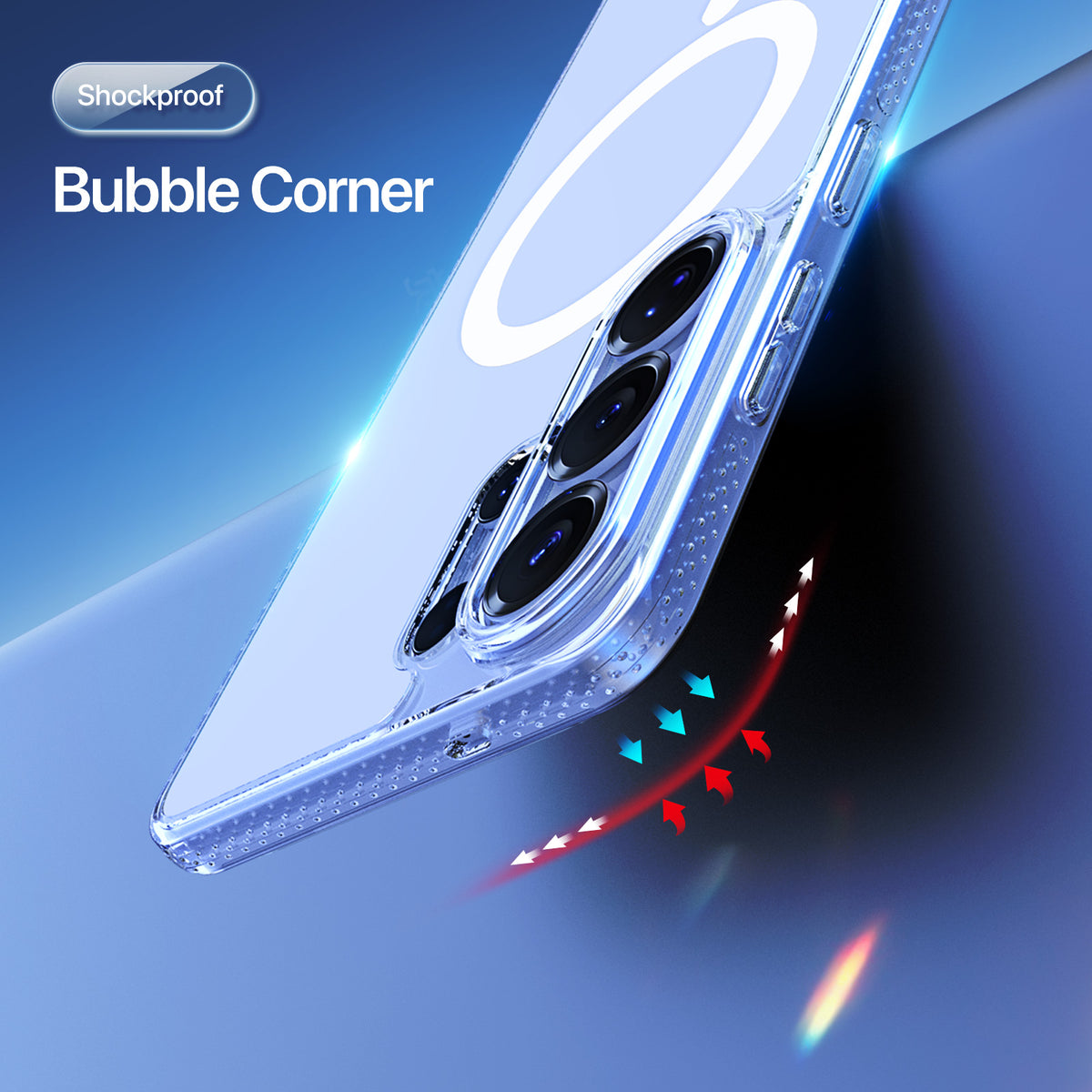 DUX DUCIS til Samsung Galaxy S26 Ultra bagcover i Clin-serien, gennemsigtigt magnetisk mobilcover