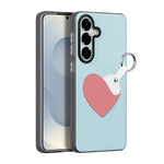 DUX DUCIS For Samsung Galaxy S26 Case  Luvy Series PU Leather + PC Phone Case with Finger Ring / Strap
