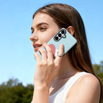 DUX DUCIS For Samsung Galaxy S26 Case  Luvy Series PU Leather + PC Phone Case with Finger Ring / Strap
