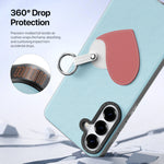 DUX DUCIS For Samsung Galaxy S26 Case  Luvy Series PU Leather + PC Phone Case with Finger Ring / Strap