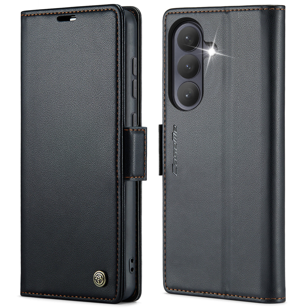 CASEME For Samsung Galaxy S26 Case  023 Series RFID Blocking Glossy Stand Phone Cover