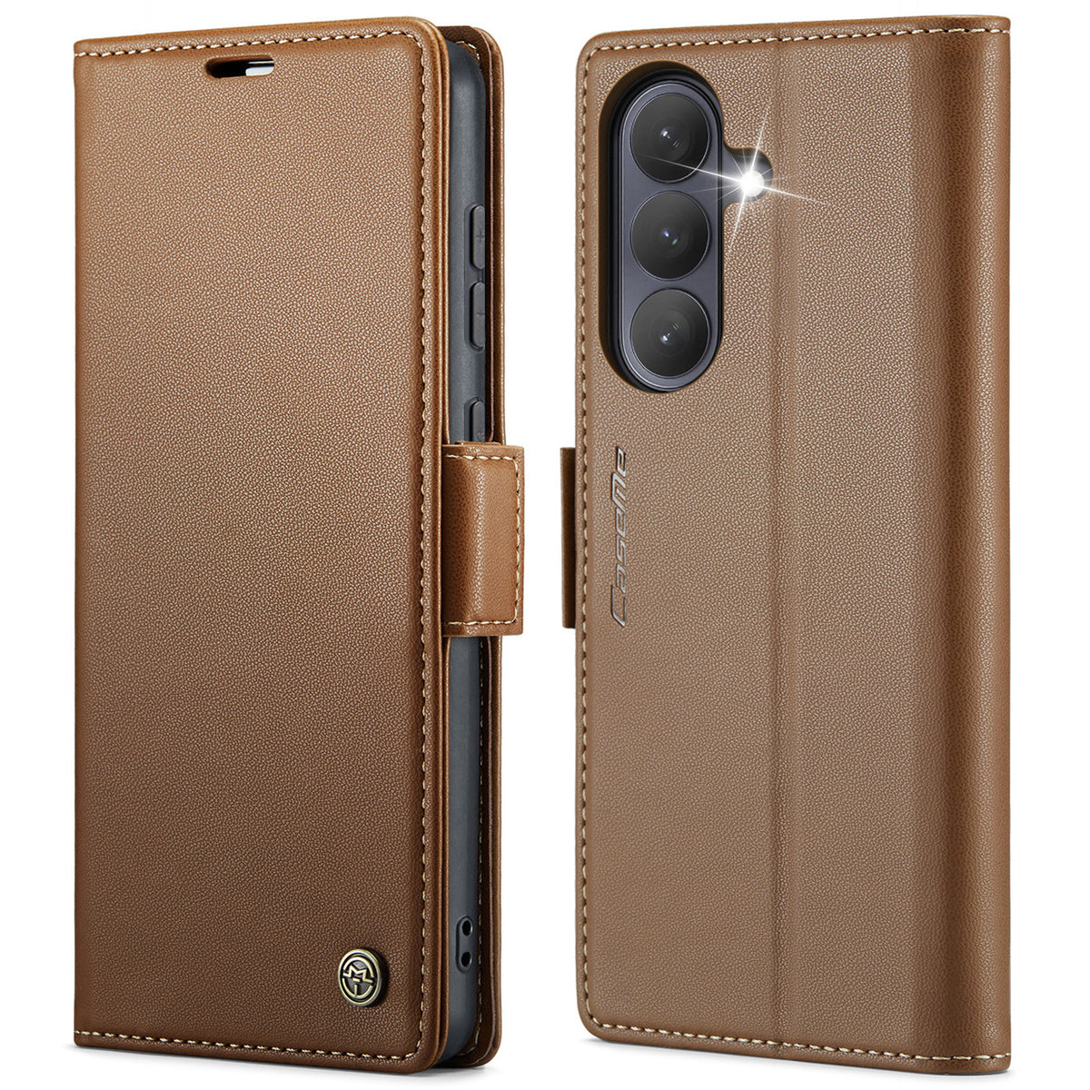 CASEME For Samsung Galaxy S26 Case  023 Series RFID Blocking Glossy Stand Phone Cover