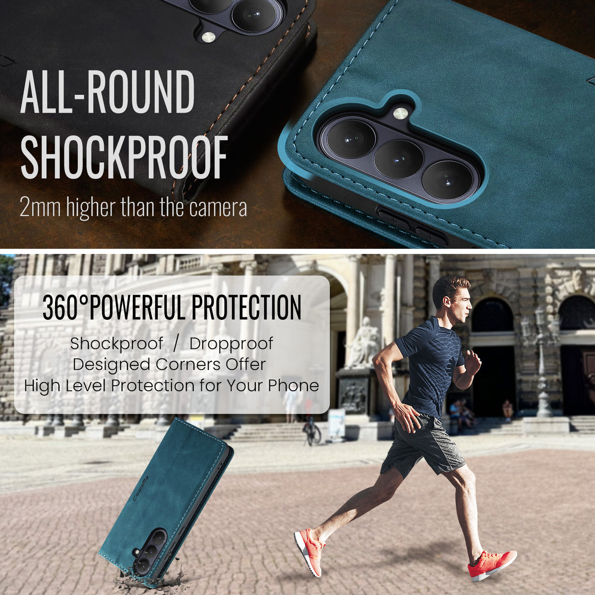 CASEME For Samsung Galaxy S26 Wallet Case 013 Series PU Leather Phone Cover Stand