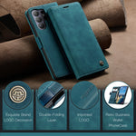 CASEME For Samsung Galaxy S26 Ultra Wallet Case  013 Series PU Leather Phone Cover Stand