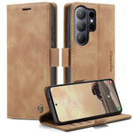 CASEME For Samsung Galaxy S26 Ultra Wallet Case  013 Series PU Leather Phone Cover Stand