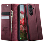 CASEME For Samsung Galaxy S26+ Case  033 Series RFID Blocking Wallet Stand Calf Texture Leather Phone Cover