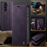 CASEME For Samsung Galaxy S26 Case  033 Series RFID Blocking Wallet Stand Calf Texture Leather Phone Cover