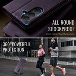 CASEME For Samsung Galaxy S26 Case  033 Series RFID Blocking Wallet Stand Calf Texture Leather Phone Cover