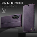 CASEME For Samsung Galaxy S26 Case  033 Series RFID Blocking Wallet Stand Calf Texture Leather Phone Cover