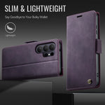 CASEME For Samsung Galaxy S26 Ultra Case 033 Series RFID Blocking Wallet Stand Calf Texture Leather Phone Cover