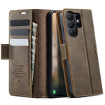 CASEME For Samsung Galaxy S26 Ultra Case 033 Series RFID Blocking Wallet Stand Calf Texture Leather Phone Cover