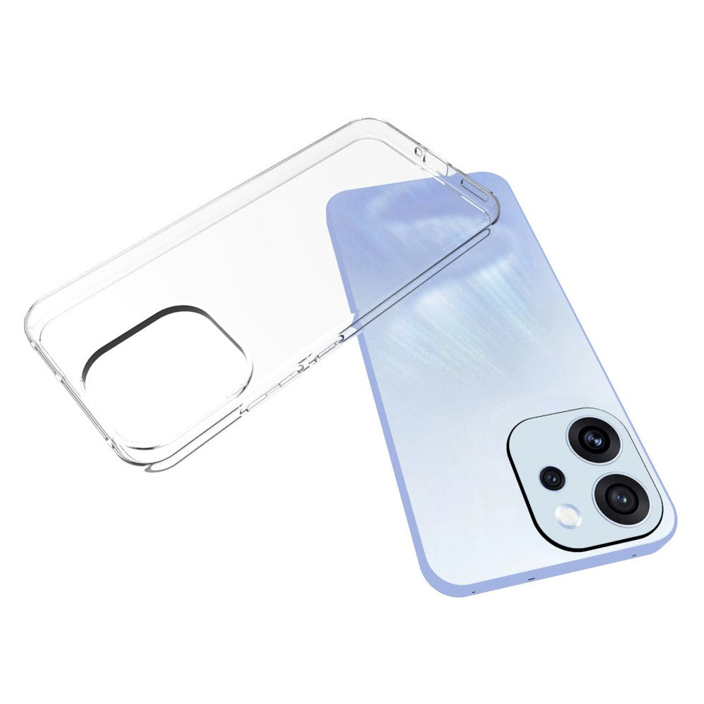 For Oppo Reno15 F 5G Case Watermark Resistant TPU Clear Phone Back Cover