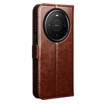 QIALINO For Huawei Mate 80 Case Genuine Cow Leather Stand Wallet Phone Cover