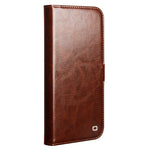 QIALINO For Huawei Mate 80 Case Genuine Cow Leather Stand Wallet Phone Cover