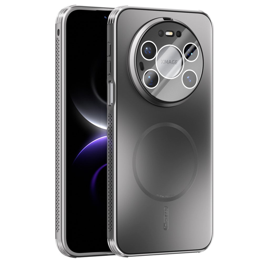 ABEEL For Huawei Mate 80 Pro Max Magnetic Case TPU PC Cooling Matte Phone Back Cover with Lens Film
