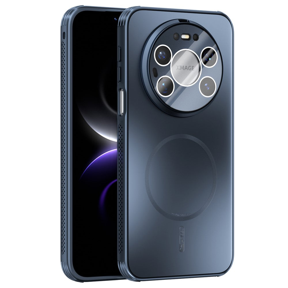 ABEEL For Huawei Mate 80 Pro Max Magnetic Case TPU PC Cooling Matte Phone Back Cover with Lens Film