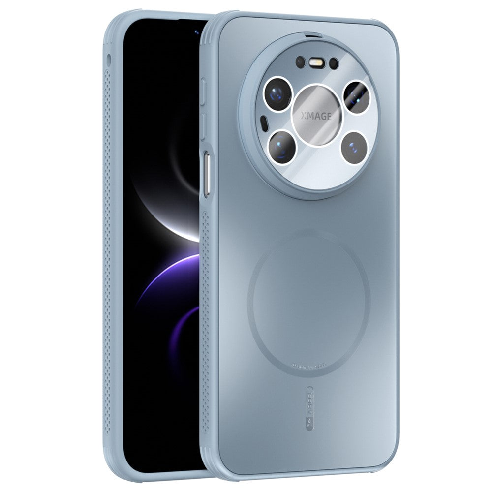 ABEEL For Huawei Mate 80 Pro Max Magnetic Case TPU PC Cooling Matte Phone Back Cover with Lens Film