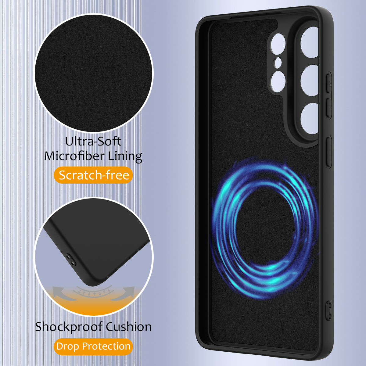 For Samsung Galaxy S26 Ultra Magnetic Case Anti-Drop Liquid Silicone Phone Cover