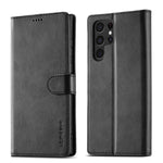 LC.IMEEKE For Samsung Galaxy S26 Ultra Case Wallet Calf Texture Leather Phone Cover