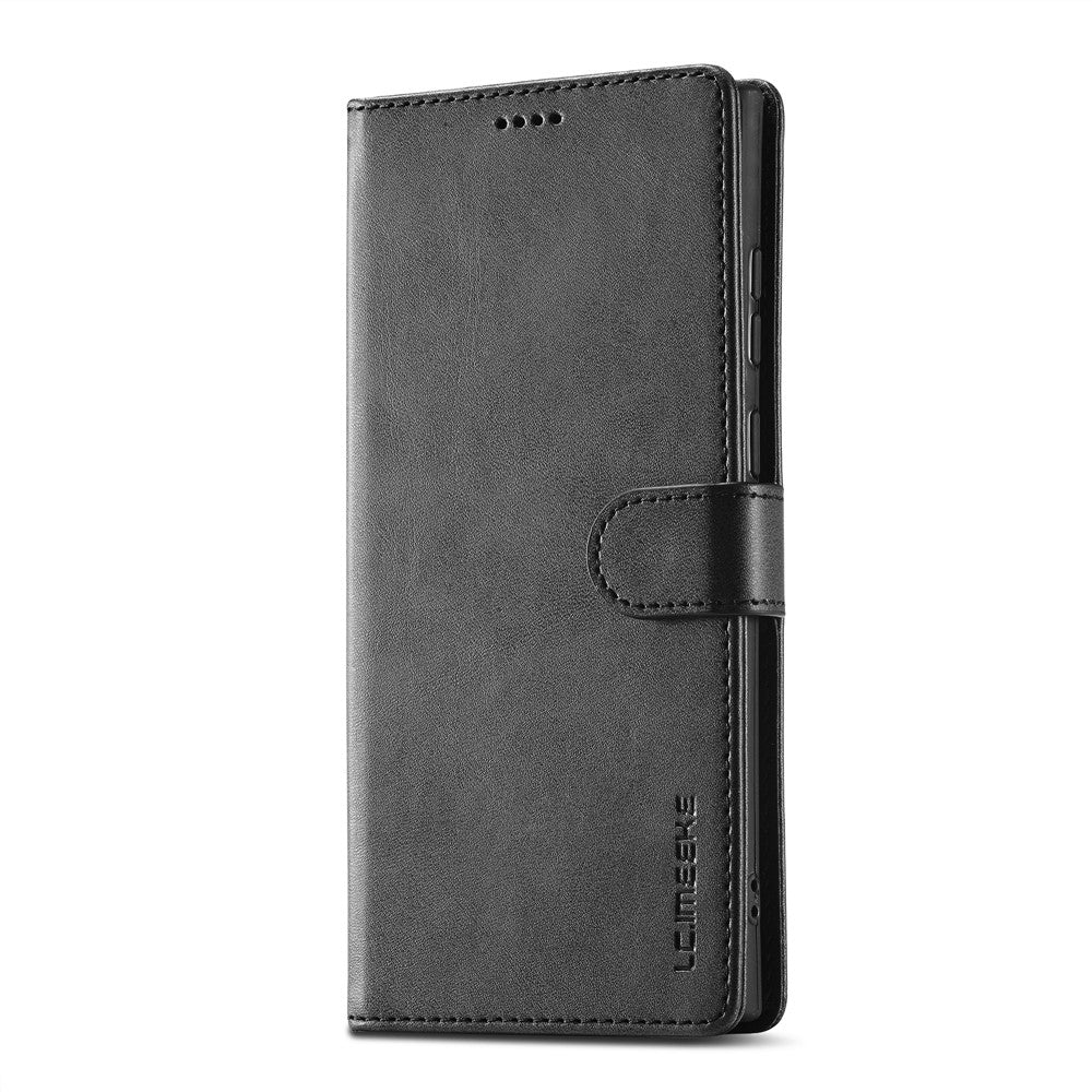 LC.IMEEKE For Samsung Galaxy S26 Ultra Case Wallet Calf Texture Leather Phone Cover