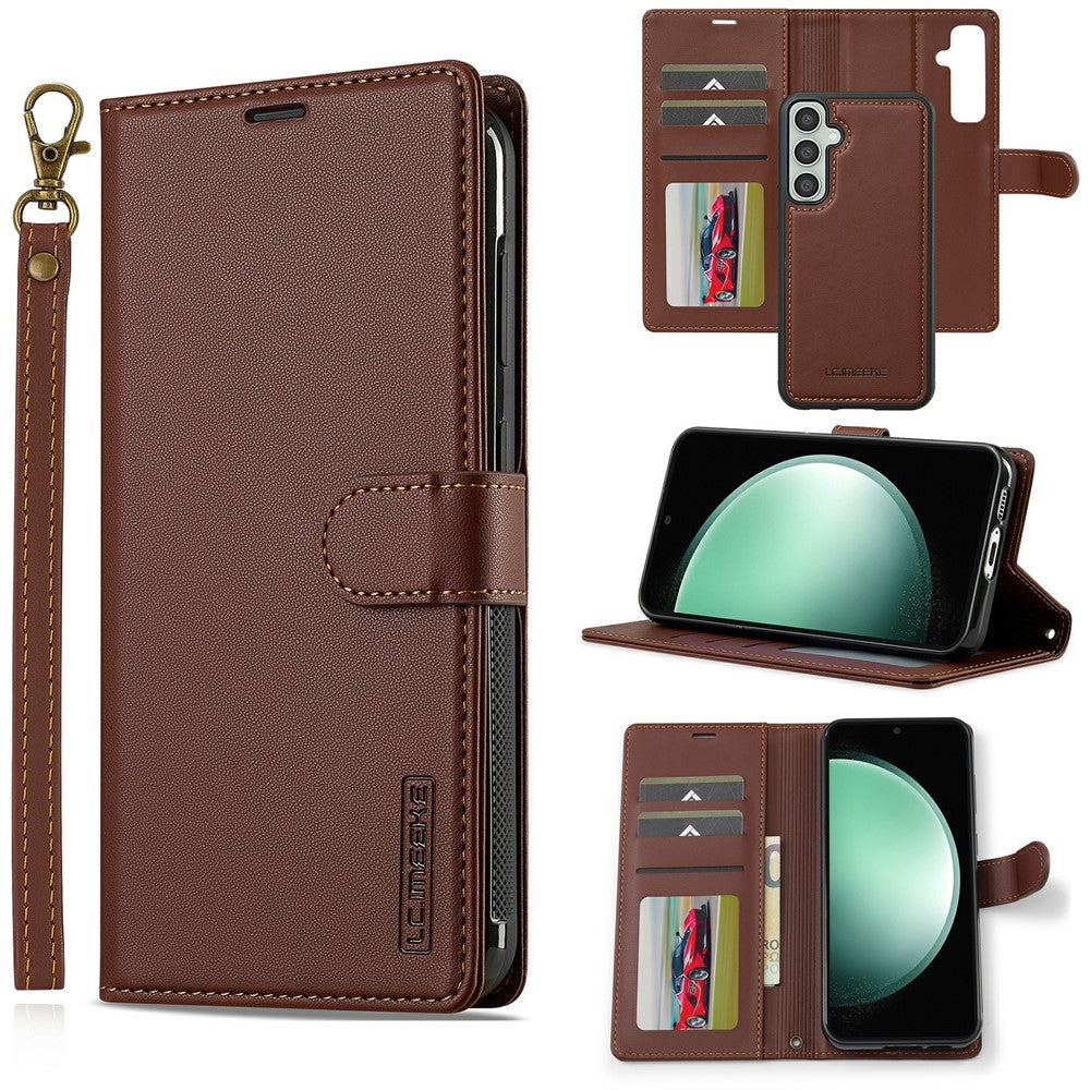 LC.IMEEKE L2 Series til Samsung Galaxy A37 5G Etui PU Læder Pung Aftageligt Magnetisk Telefoncover