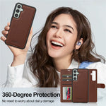 LC.IMEEKE L2 Series til Samsung Galaxy A37 5G Etui PU Læder Pung Aftageligt Magnetisk Telefoncover