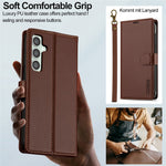 LC.IMEEKE L2 Series til Samsung Galaxy A37 5G Etui PU Læder Pung Aftageligt Magnetisk Telefoncover