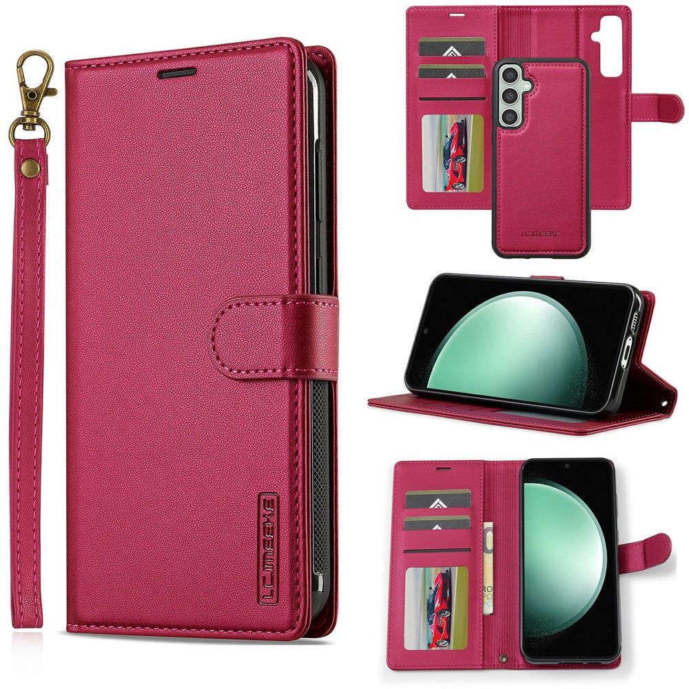 LC.IMEEKE L2 Series til Samsung Galaxy A37 5G Etui PU Læder Pung Aftageligt Magnetisk Telefoncover