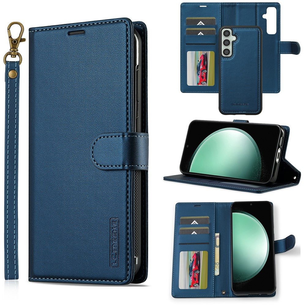 LC.IMEEKE L2 Series til Samsung Galaxy A37 5G Etui PU Læder Pung Aftageligt Magnetisk Telefoncover
