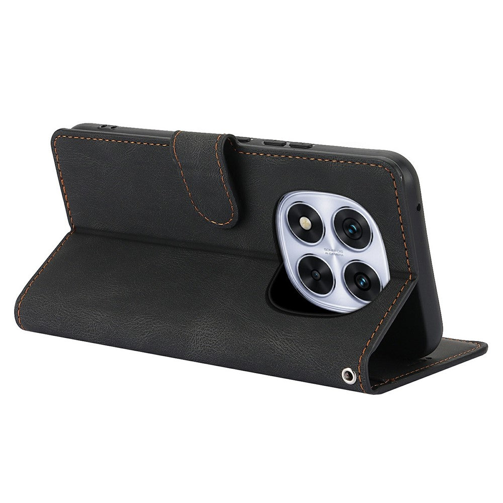 For Xiaomi Redmi Note 15 Pro 4G (Global) Case PU Leather Phone Cover with Wallet Stand