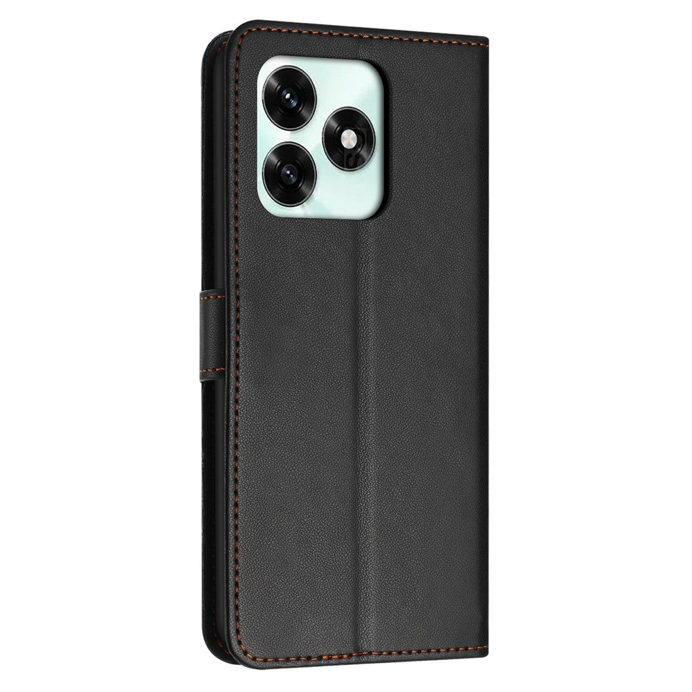 Phone Case For Honor X5c Plus 4G  /  X5c 4G Stand Wallet Leather Phone Cover with Strap