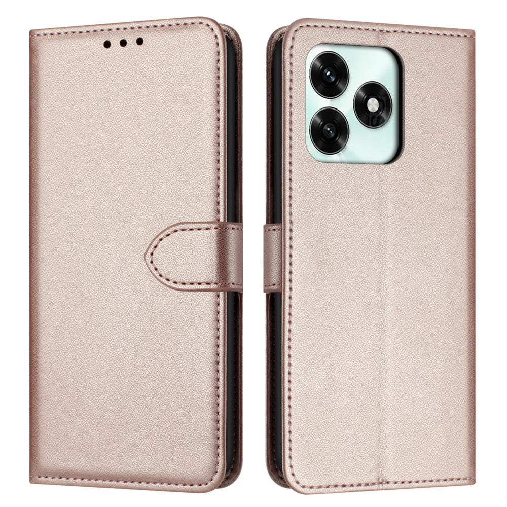 Phone Case For Honor X5c Plus 4G  /  X5c 4G Stand Wallet Leather Phone Cover with Strap