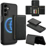 LC.IMEEKE L5 til Samsung Galaxy S26+ magnetisk mobilcover, læderbagside med aftagelig kortholder