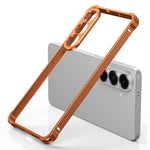 For Samsung Galaxy S26 Bumper Case Alloy Frame Cover with Lens Frame