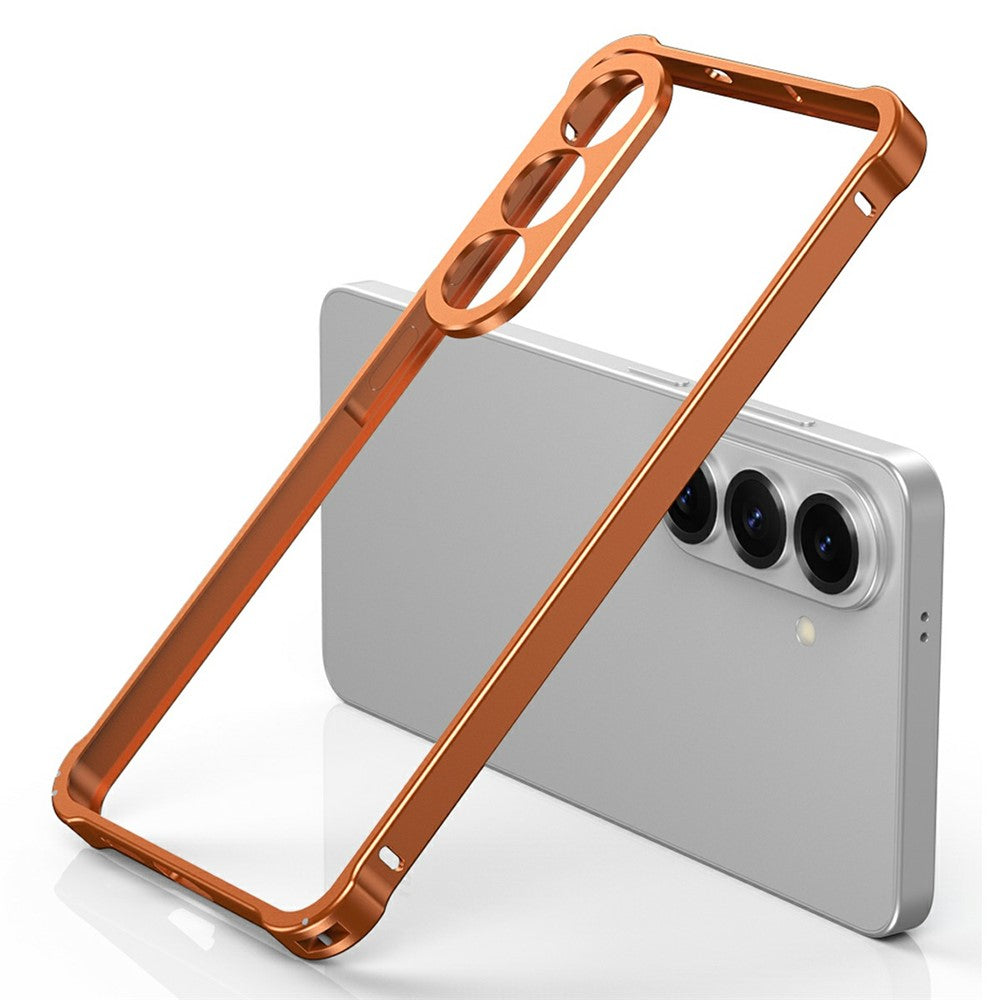 For Samsung Galaxy S26 Bumper Case Alloy Frame Cover with Lens Frame