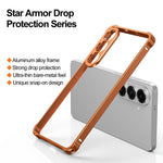 For Samsung Galaxy S26 Bumper Case Alloy Frame Cover with Lens Frame