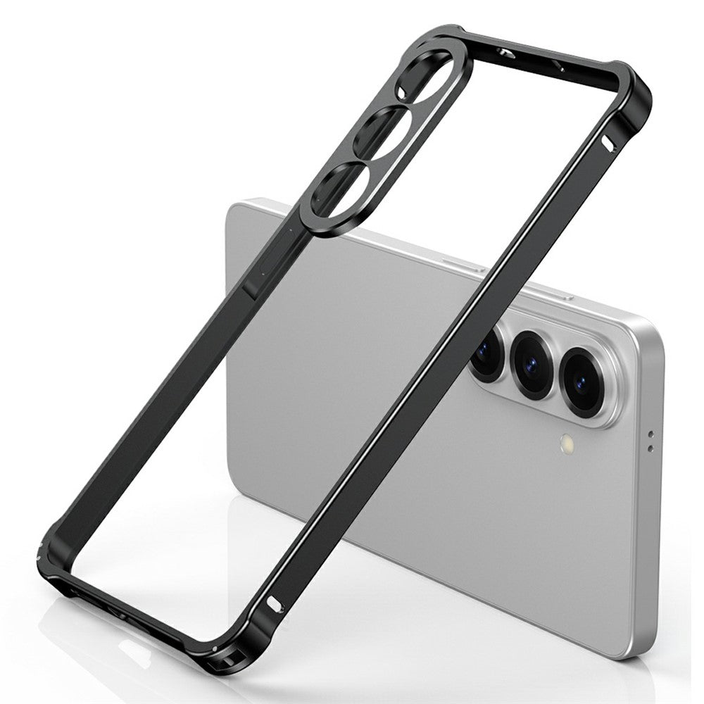 For Samsung Galaxy S26 Bumper Case Alloy Frame Cover with Lens Frame