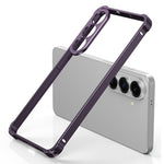 For Samsung Galaxy S26 Bumper Case Alloy Frame Cover with Lens Frame