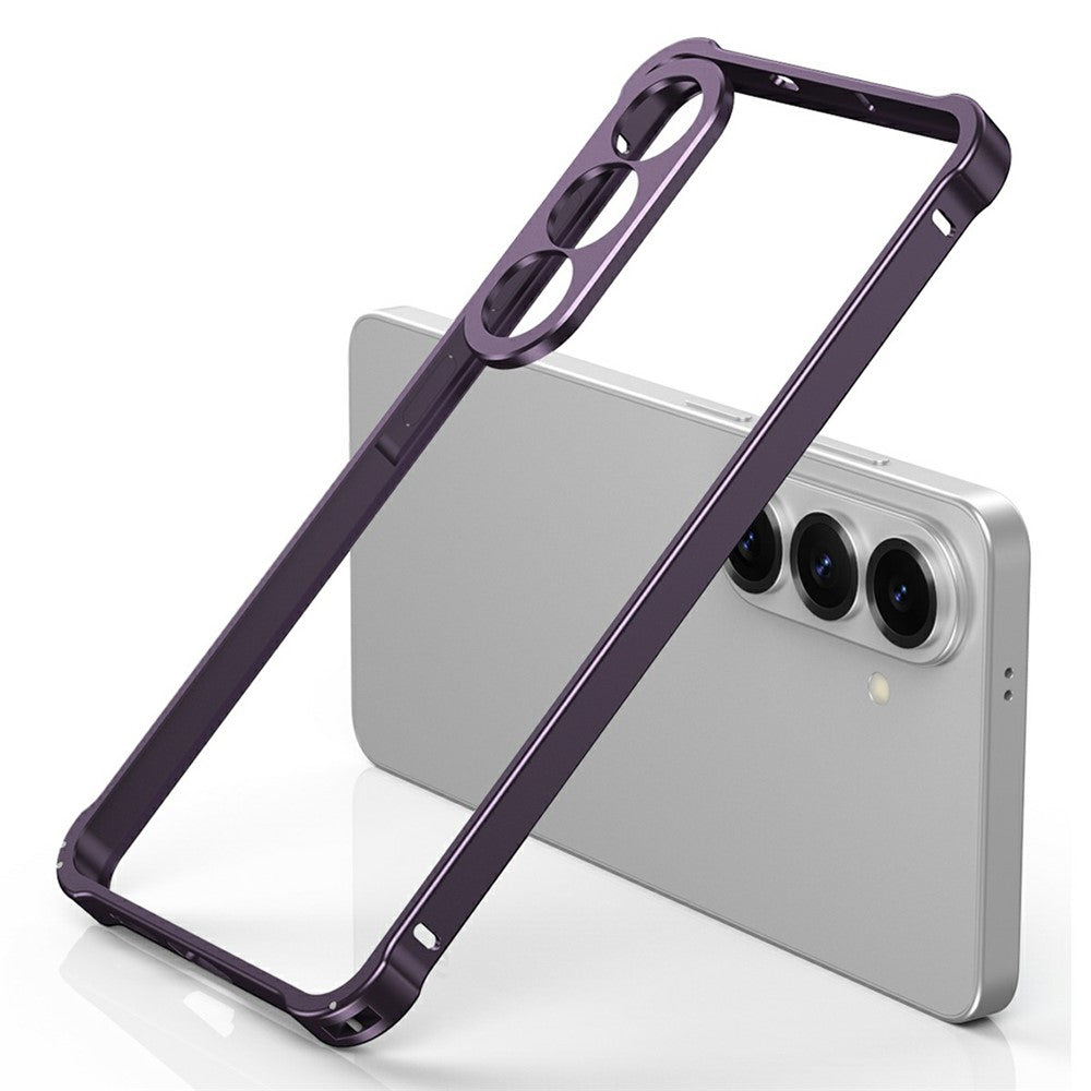 For Samsung Galaxy S26 Bumper Case Alloy Frame Cover with Lens Frame