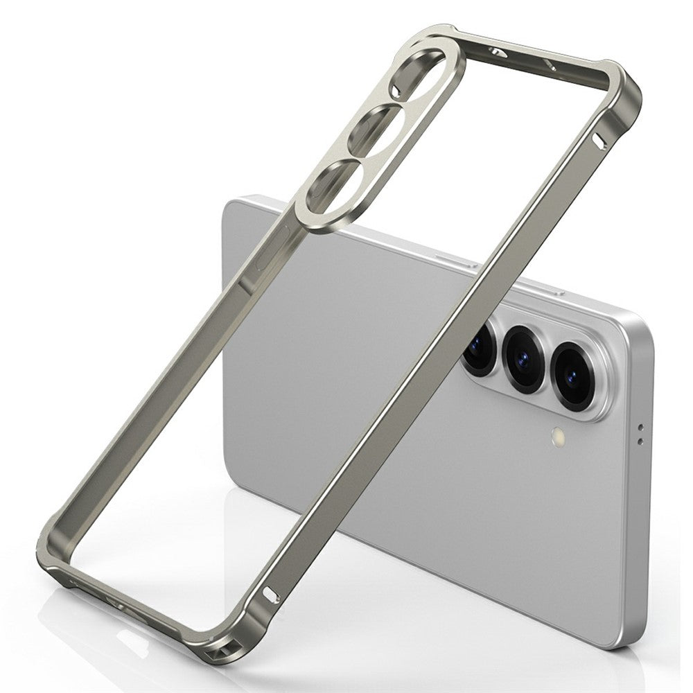 For Samsung Galaxy S26 Bumper Case Alloy Frame Cover with Lens Frame