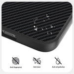 ABEEL For Honor 500 5G Magnetic Case Carbon Fiber Texture TPU PC PU Phone Back Cover