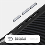 ABEEL For Honor 500 5G Magnetic Case Carbon Fiber Texture TPU PC PU Phone Back Cover