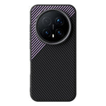 ABEEL For Honor Magic8 Pro 5G Magnetic Case Carbon Fiber Texture TPU PC PU Phone Back Cover