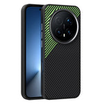 ABEEL For Honor Magic8 Pro 5G Magnetic Case Carbon Fiber Texture TPU PC PU Phone Back Cover