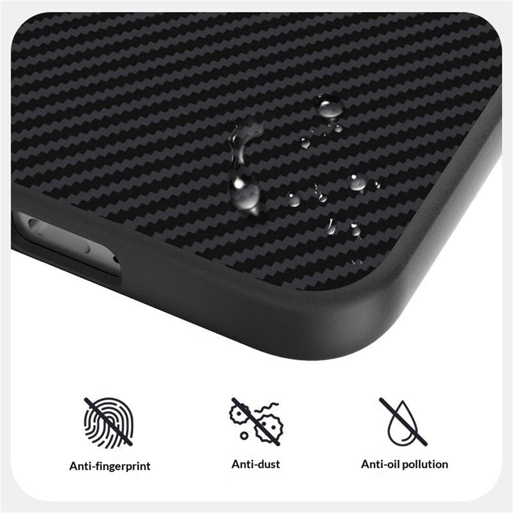ABEEL Magnetic Case For Honor Magic8 Lite 5G  /  X9d 5G  /  X70 5G Slim Carbon Fiber Texture TPU PC PU Phone Back Cover