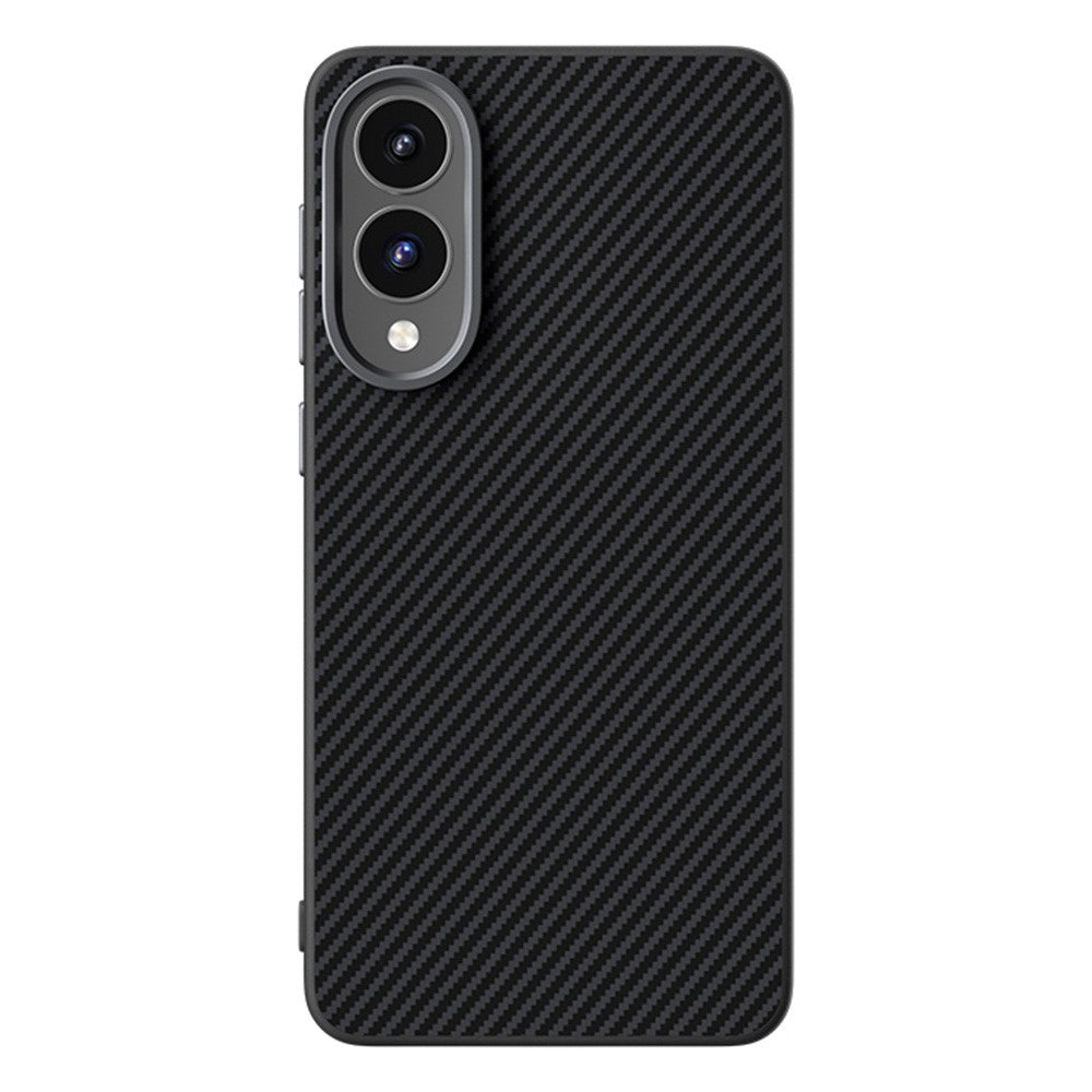 ABEEL For Samsung Galaxy S25 Edge Magnetic Case Slim Carbon Fiber Texture TPU PC PU Phone Back Cover