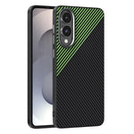 ABEEL For Samsung Galaxy S25 Edge Magnetic Case Slim Carbon Fiber Texture TPU PC PU Phone Back Cover