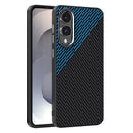 ABEEL For Samsung Galaxy S25 Edge Magnetic Case Slim Carbon Fiber Texture TPU PC PU Phone Back Cover